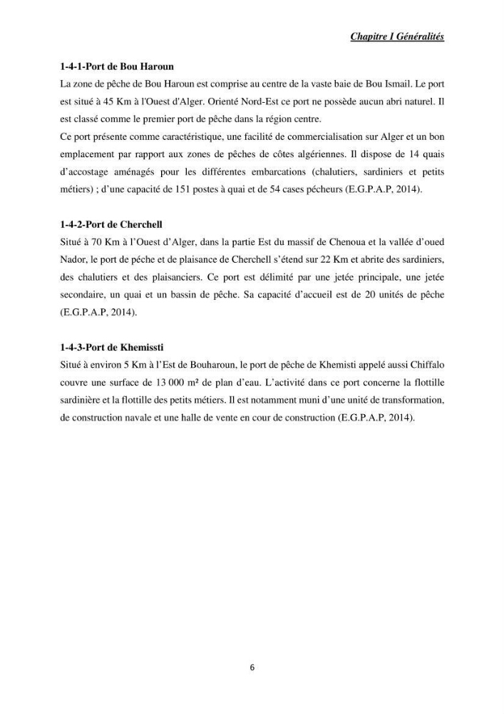 Contribution à l’étude de la croissance et l\'exploitation de Mullusbarbatus (Linné,1758) dans la baie de Bou-Ismail