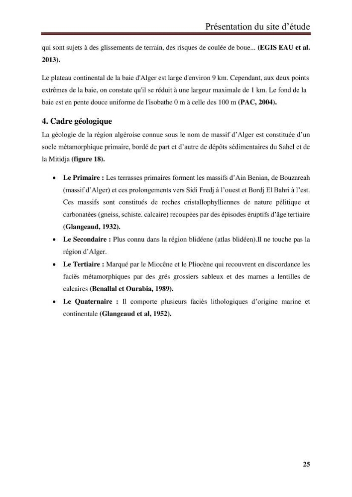 Impact des infrastructures de protection littorale sur l’évolution morphodynamique de la région centre de la baie d’Alger « site des Sablettes : la grande plage »: