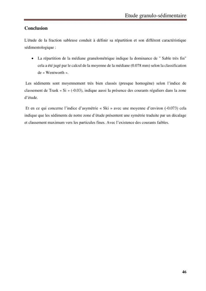Impact des infrastructures de protection littorale sur l’évolution morphodynamique de la région centre de la baie d’Alger « site des Sablettes : la grande plage »: