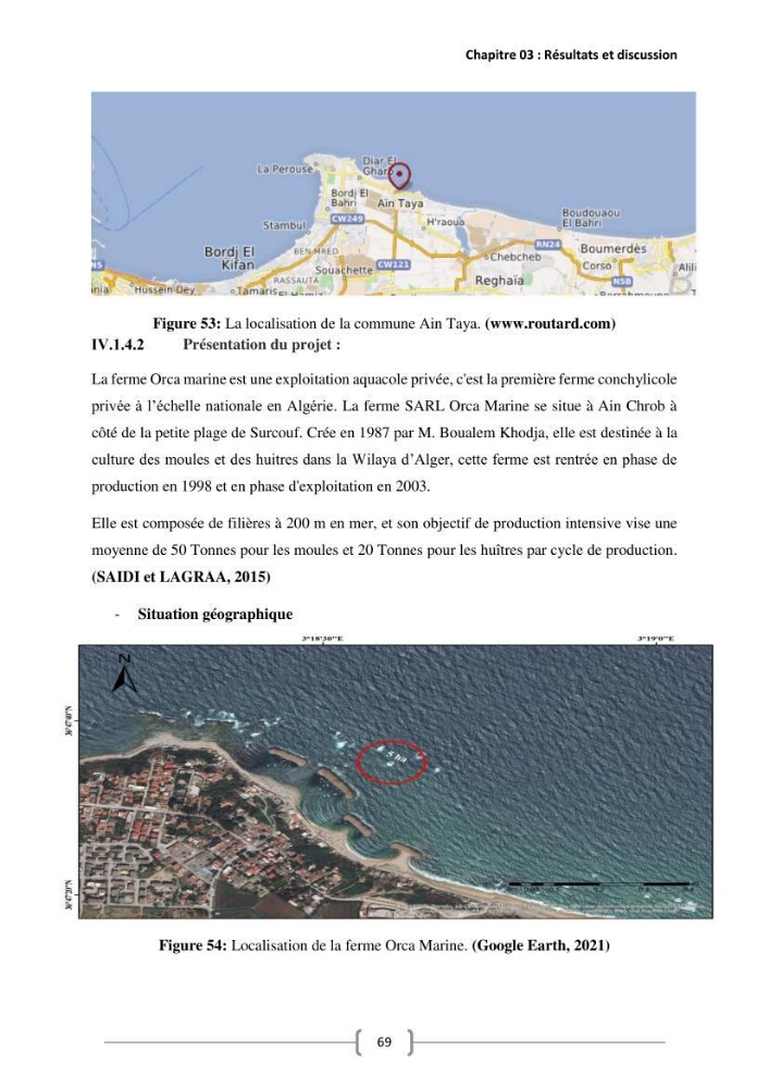 Etude Technico-économique et écologique de contribution des projets aqucoles au dévloppment durable en Algérie