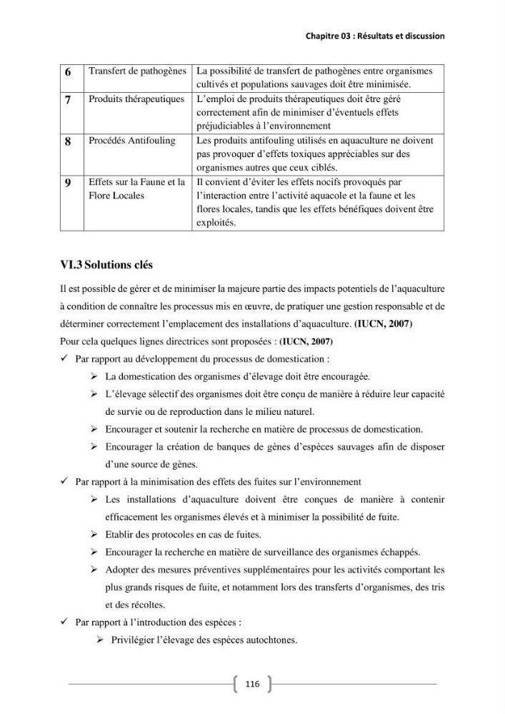 Etude Technico-économique et écologique de contribution des projets aqucoles au dévloppment durable en Algérie