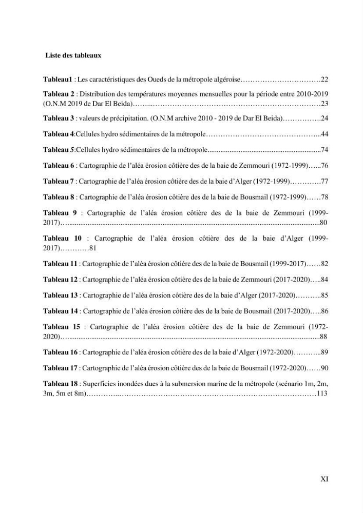 Changement climatique et risques côtiers dans la métropole algéroise.