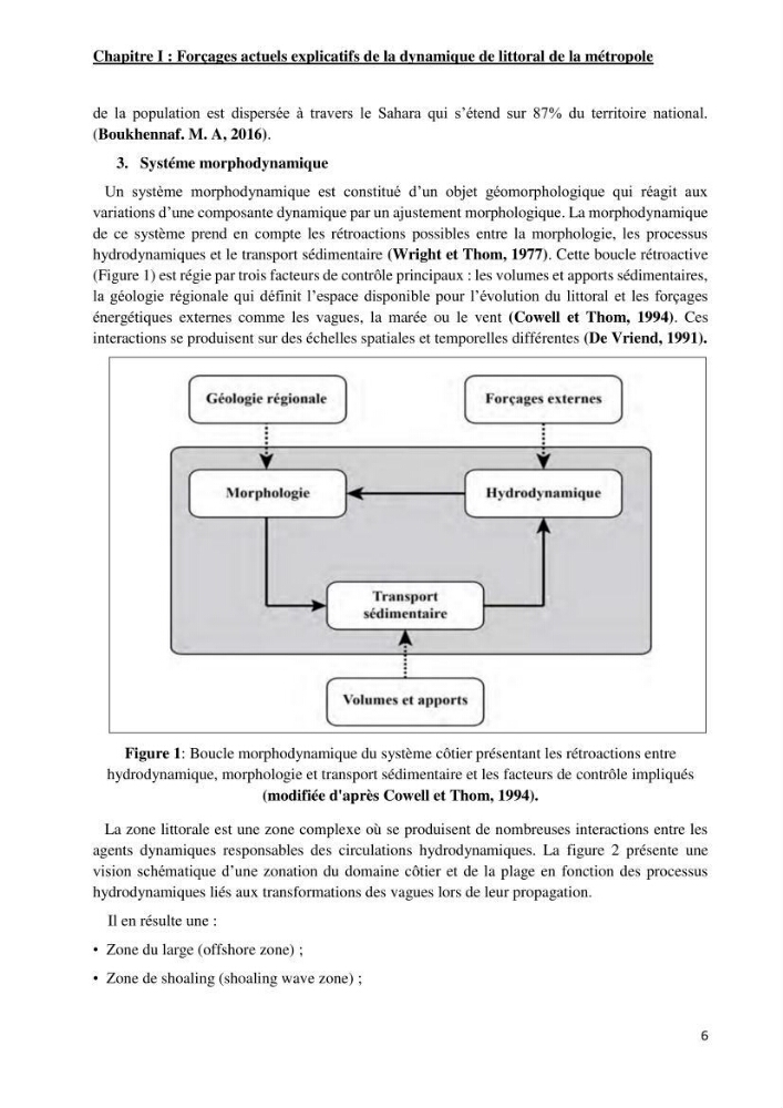 Changement climatique et risques côtiers dans la métropole algéroise.