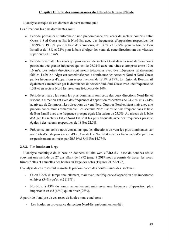 Changement climatique et risques côtiers dans la métropole algéroise.