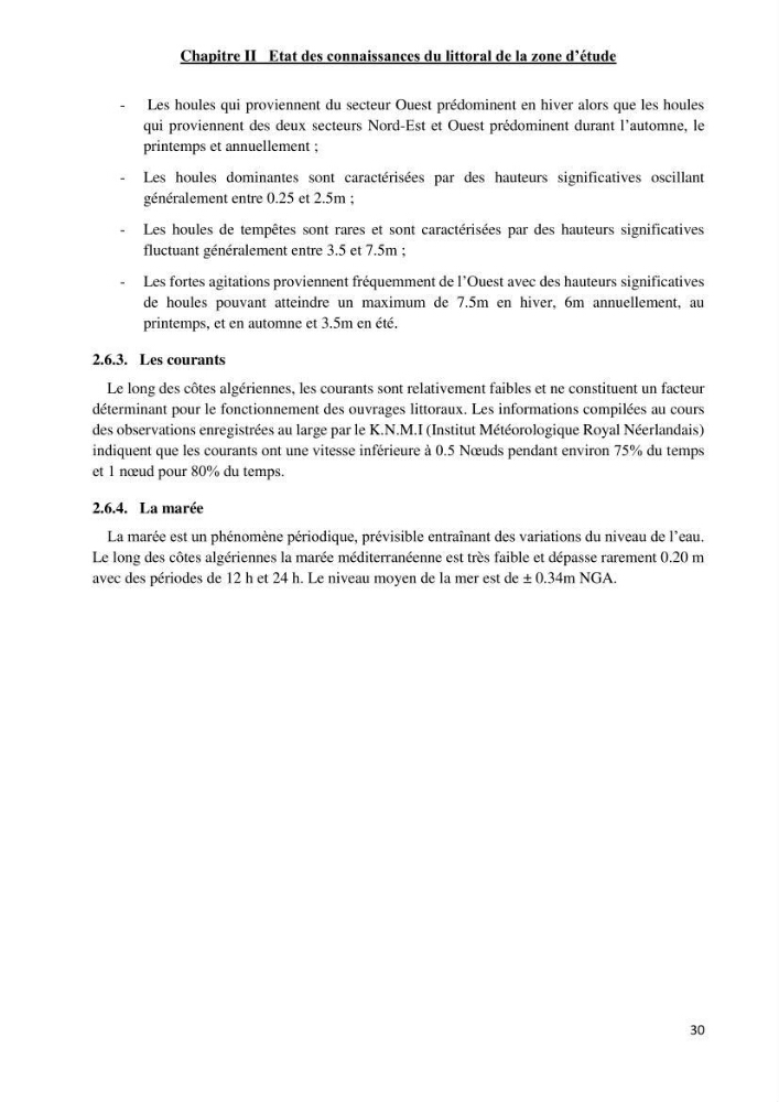 Changement climatique et risques côtiers dans la métropole algéroise.