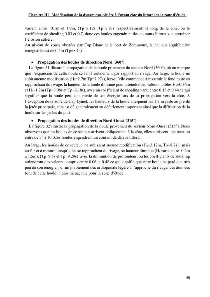 Changement climatique et risques côtiers dans la métropole algéroise.