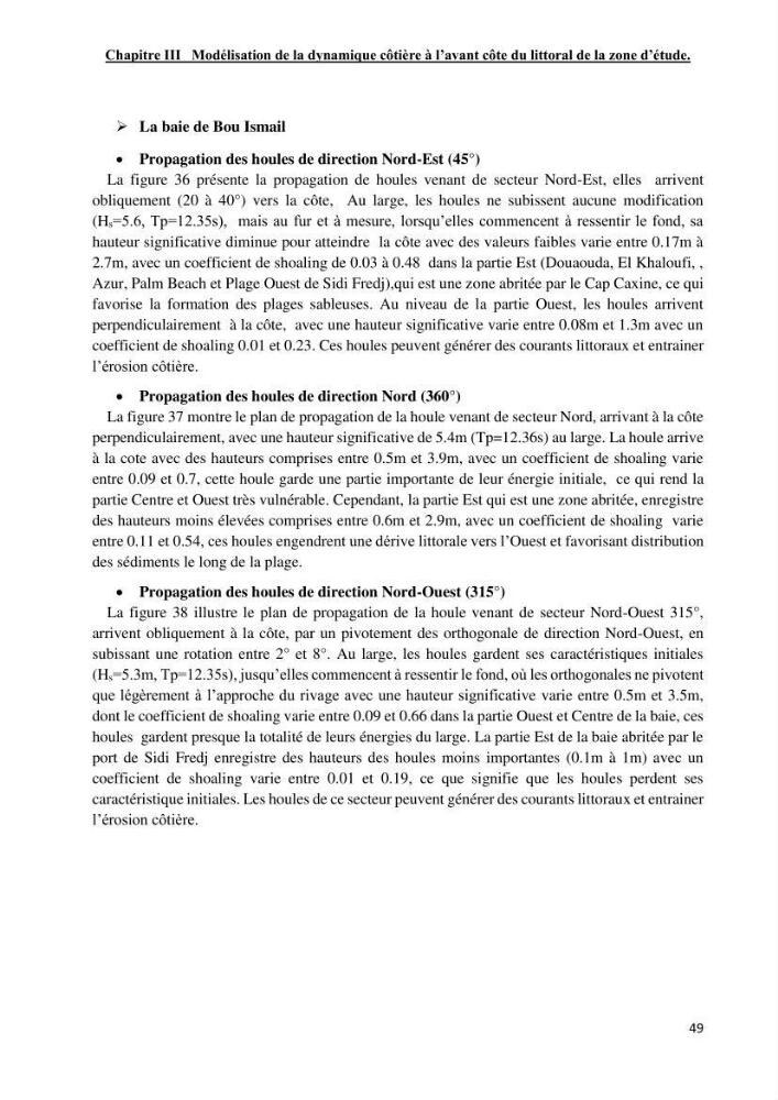Changement climatique et risques côtiers dans la métropole algéroise.
