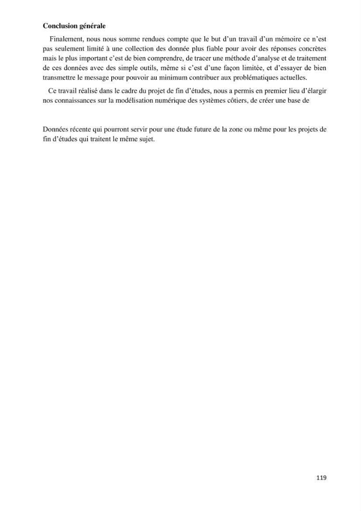 Changement climatique et risques côtiers dans la métropole algéroise.