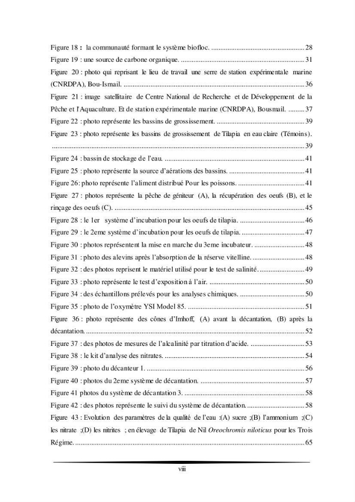 Essais d’élevage de Tilapia Nilotica en système biofloc : Effet sur la croissance, la reproduction et les paramètres du milieu