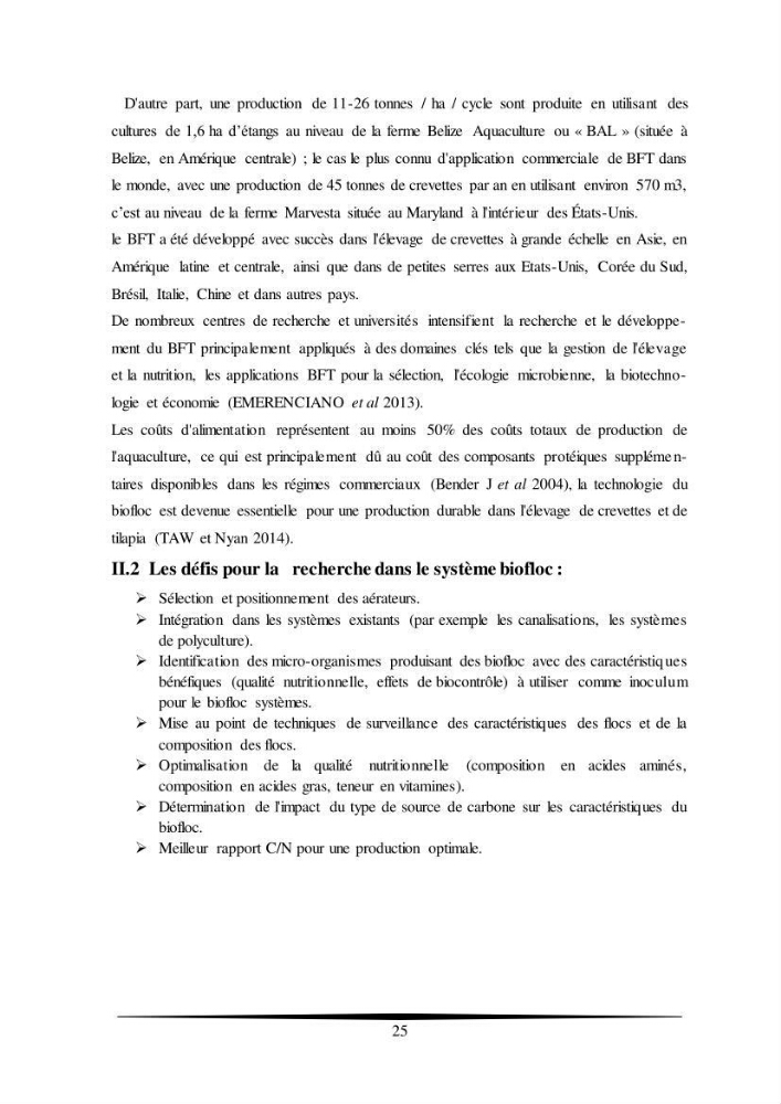 Essais d’élevage de Tilapia Nilotica en système biofloc : Effet sur la croissance, la reproduction et les paramètres du milieu