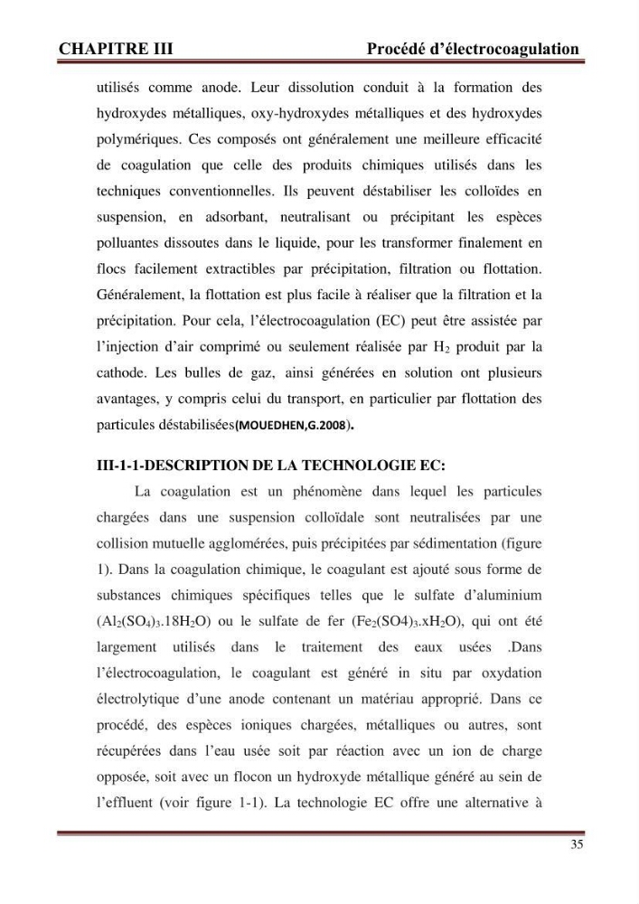 Contribution a l\'évaluation du degré de pollution des eaux du lac de reghaia et proposition des procédés de traitement électrochimique et membranire :