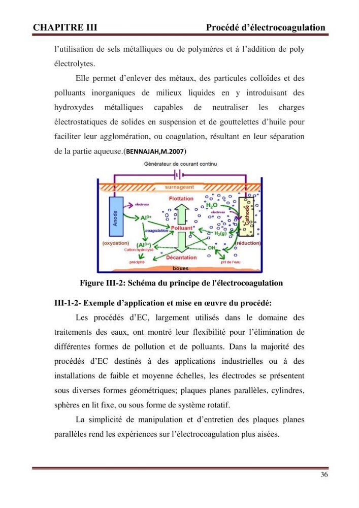 Contribution a l\'évaluation du degré de pollution des eaux du lac de reghaia et proposition des procédés de traitement électrochimique et membranire :