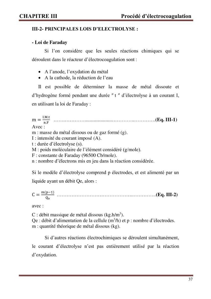 Contribution a l\'évaluation du degré de pollution des eaux du lac de reghaia et proposition des procédés de traitement électrochimique et membranire :