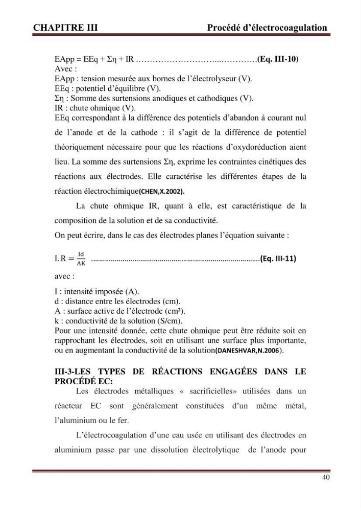 Contribution a l\'évaluation du degré de pollution des eaux du lac de reghaia et proposition des procédés de traitement électrochimique et membranire :