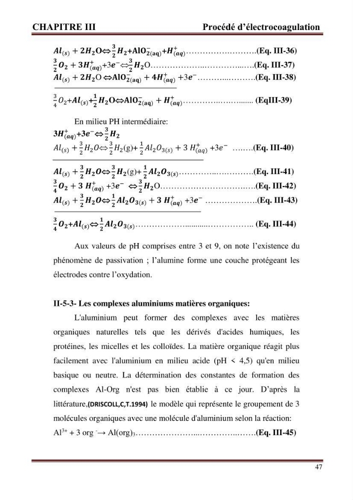 Contribution a l\'évaluation du degré de pollution des eaux du lac de reghaia et proposition des procédés de traitement électrochimique et membranire :