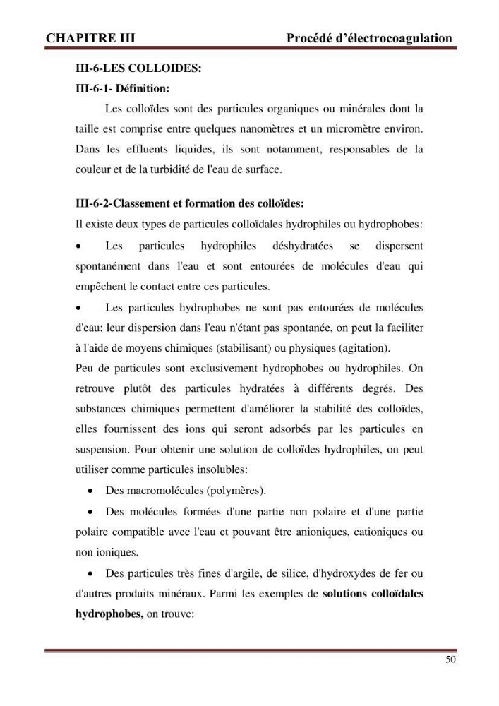Contribution a l\'évaluation du degré de pollution des eaux du lac de reghaia et proposition des procédés de traitement électrochimique et membranire :