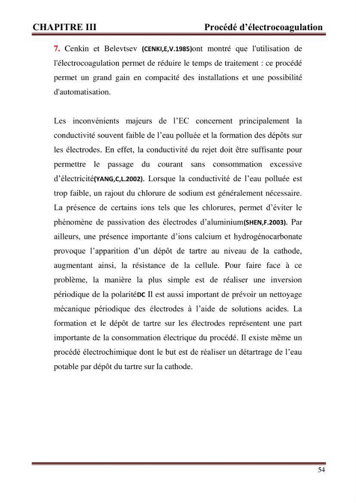 Contribution a l\'évaluation du degré de pollution des eaux du lac de reghaia et proposition des procédés de traitement électrochimique et membranire :