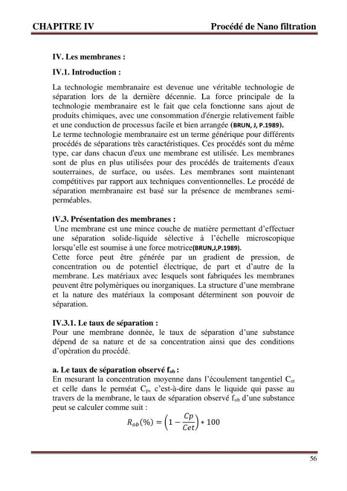 Contribution a l\'évaluation du degré de pollution des eaux du lac de reghaia et proposition des procédés de traitement électrochimique et membranire :
