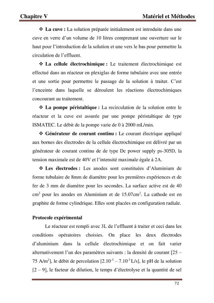 Contribution a l\'évaluation du degré de pollution des eaux du lac de reghaia et proposition des procédés de traitement électrochimique et membranire :