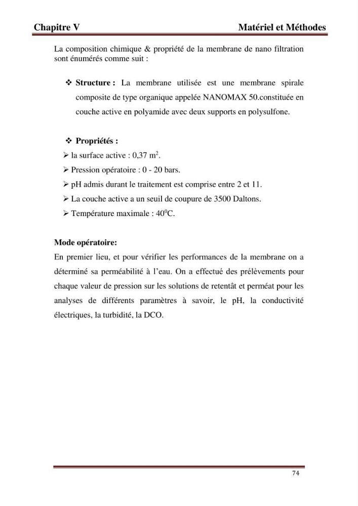 Contribution a l\'évaluation du degré de pollution des eaux du lac de reghaia et proposition des procédés de traitement électrochimique et membranire :
