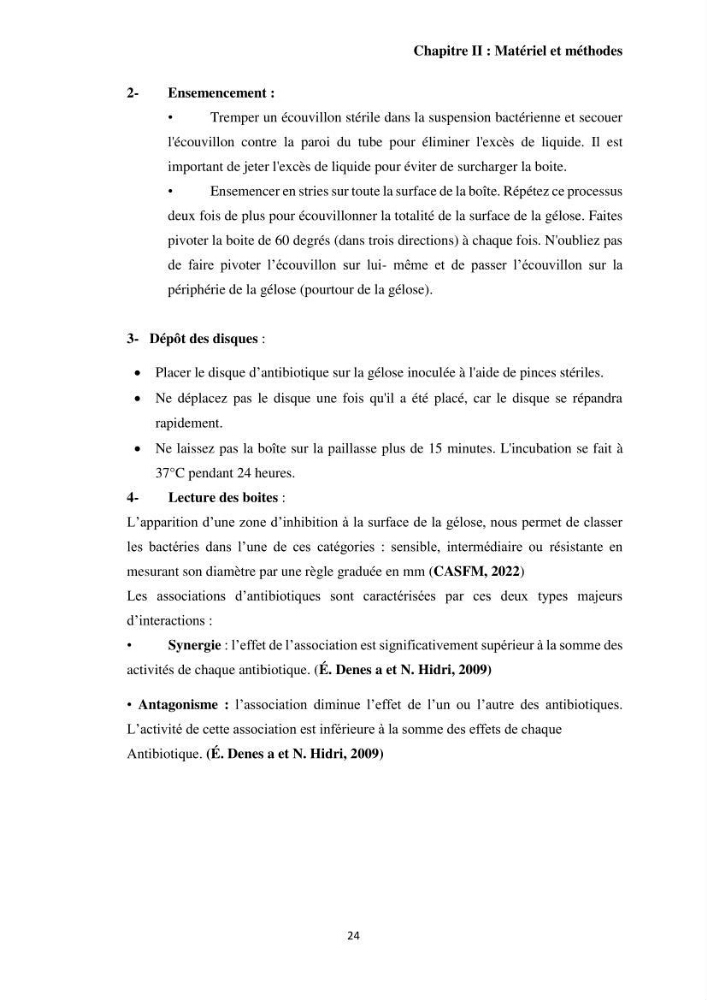 Caractérisation et évaluation de la virulence et de la résistance aux antibiotiques chez les entérocoques isolés dans le milieu marin