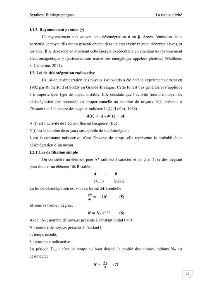Les radioéléments et l\'historique de la contamination dans les sédiments de la côte algéroise
