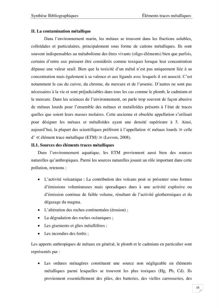 Les radioéléments et l\'historique de la contamination dans les sédiments de la côte algéroise