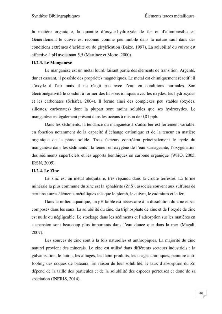 Les radioéléments et l\'historique de la contamination dans les sédiments de la côte algéroise