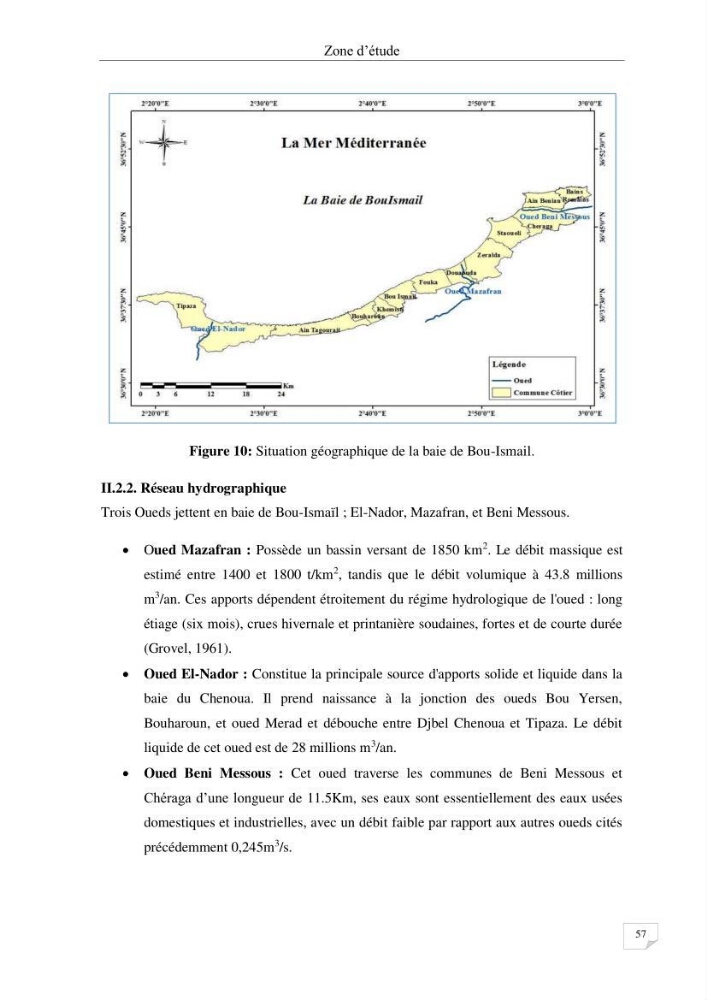Les radioéléments et l\'historique de la contamination dans les sédiments de la côte algéroise