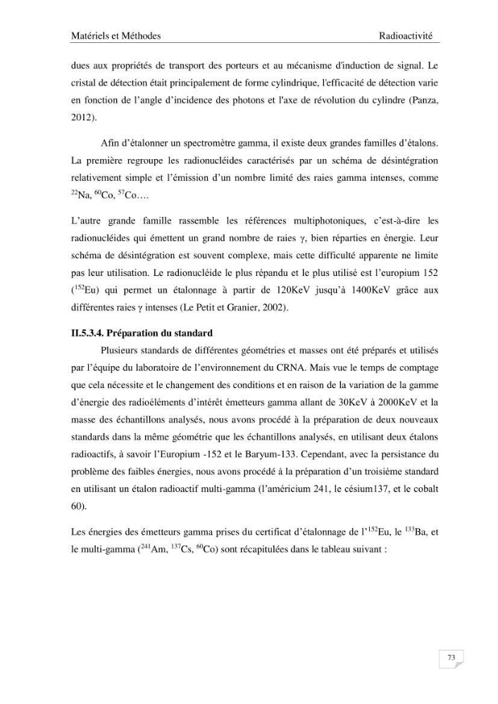 Les radioéléments et l\'historique de la contamination dans les sédiments de la côte algéroise