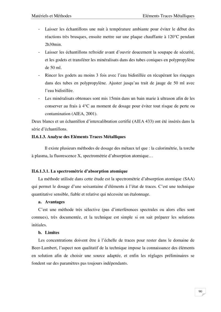 Les radioéléments et l\'historique de la contamination dans les sédiments de la côte algéroise