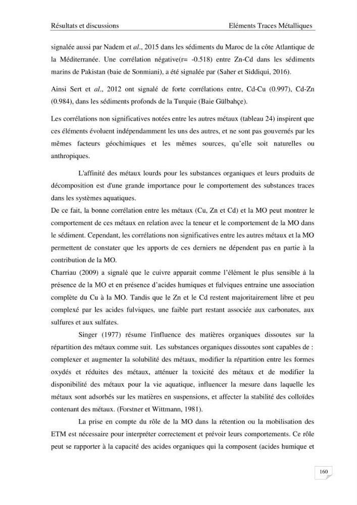 Les radioéléments et l\'historique de la contamination dans les sédiments de la côte algéroise