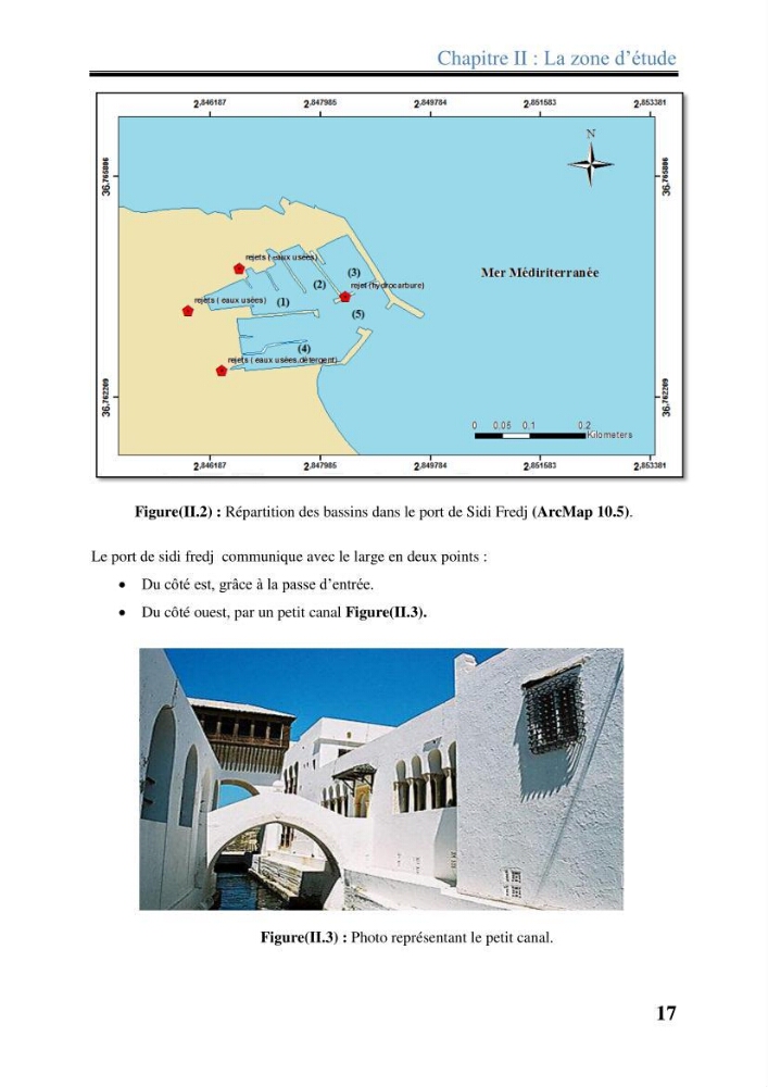 Les paramètres physico-chimiques dans l’eau de mer et les sédiments dans le port de Sidi-Fredj