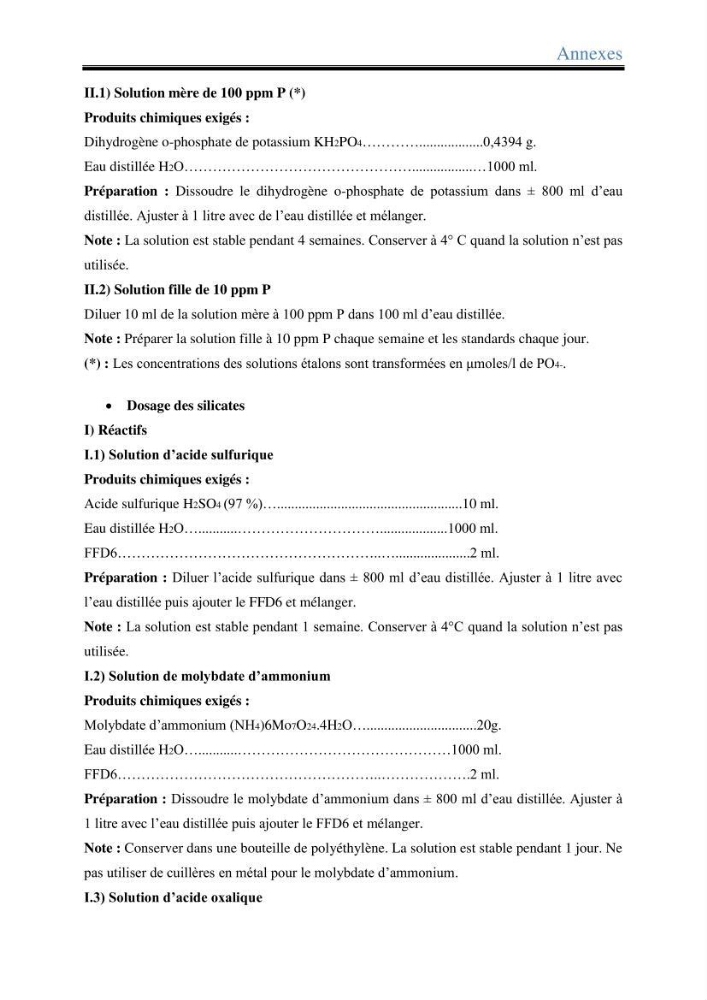 Les paramètres physico-chimiques dans l’eau de mer et les sédiments dans le port de Sidi-Fredj