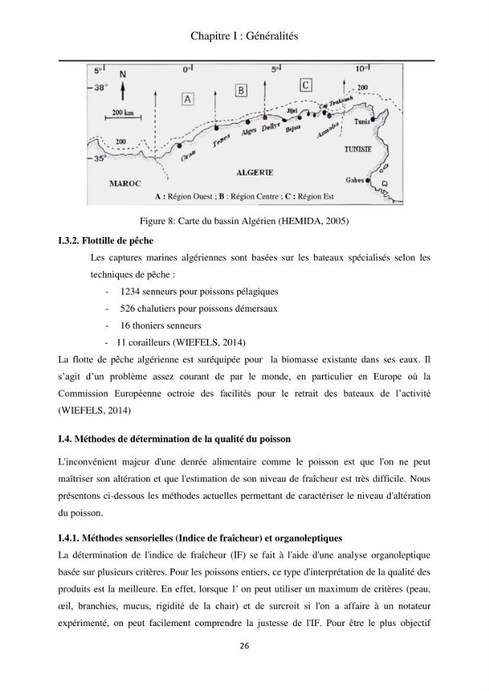 Contribution à la valorisation du Chinchard commun Trachurus trachurus ( L innée, 1758) et évaluation de la qualité organoleptique,hygiénique et nutritionnelle: