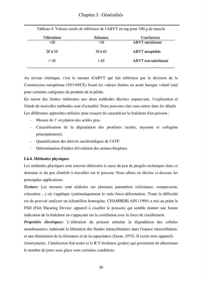 Contribution à la valorisation du Chinchard commun Trachurus trachurus ( L innée, 1758) et évaluation de la qualité organoleptique,hygiénique et nutritionnelle: