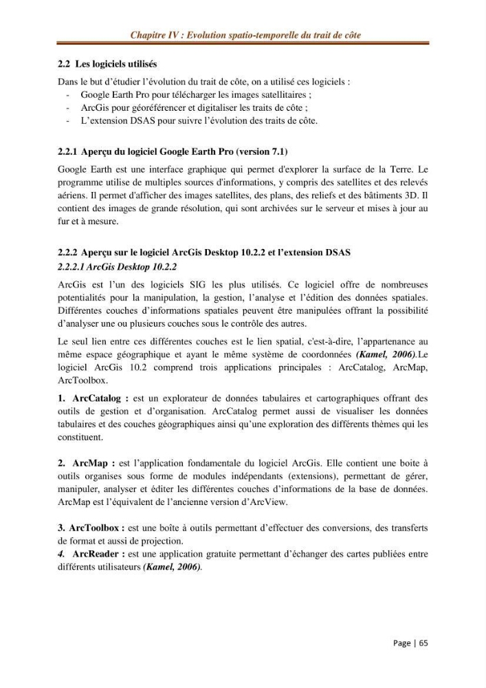 Modélisation Numérique de la morphodynamique sédimentaire et de la cinématique du trait de côte Chenoua plage, willaya de Tipaza.