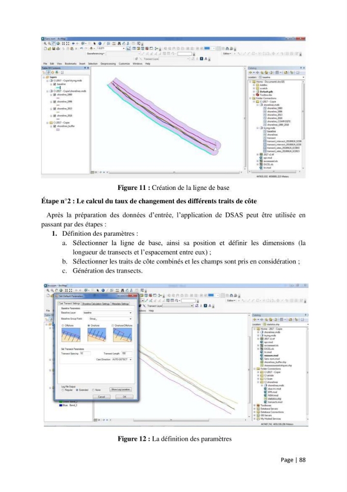 Modélisation Numérique de la morphodynamique sédimentaire et de la cinématique du trait de côte Chenoua plage, willaya de Tipaza.