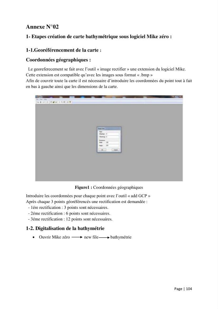 Modélisation Numérique de la morphodynamique sédimentaire et de la cinématique du trait de côte Chenoua plage, willaya de Tipaza.