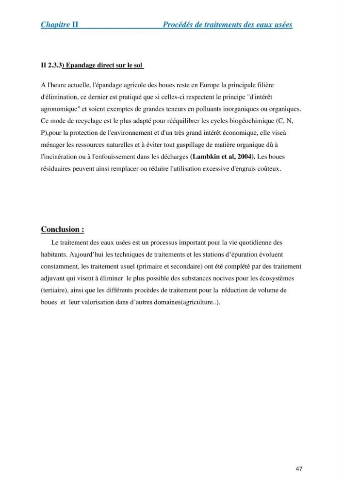 Suivi de la qualité physico-chimique et bacteriologique des eaux usées épurées de la station d\'épuration et leur effet sur l\'environnement marin