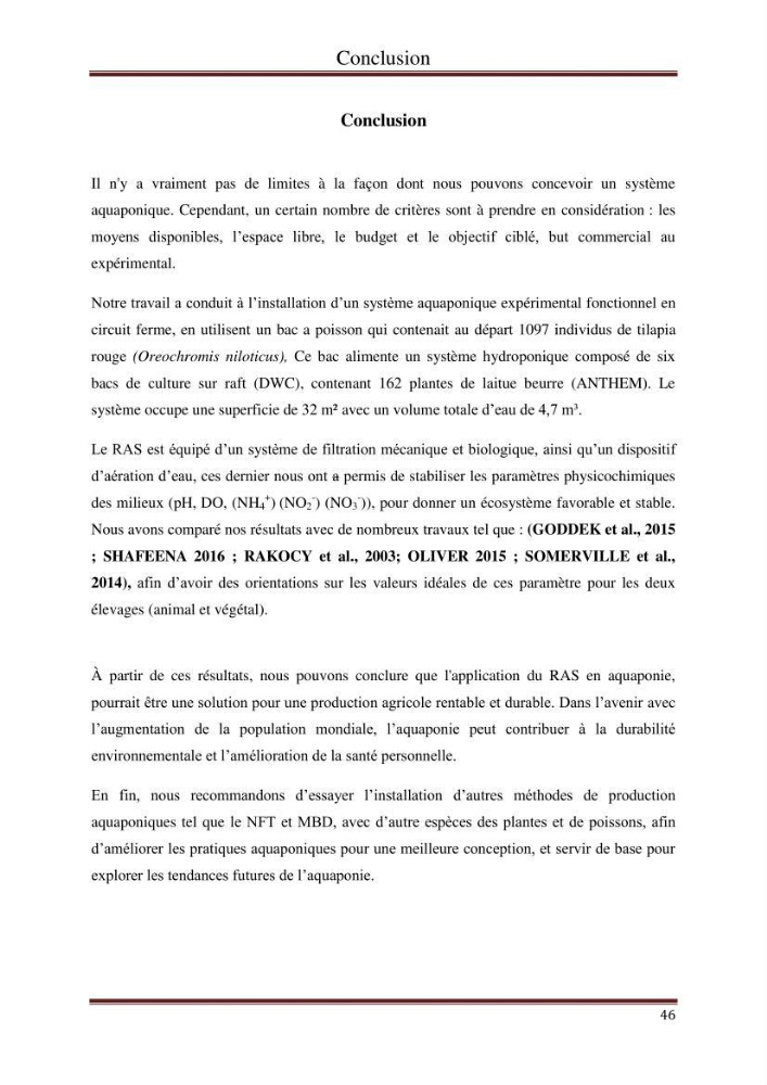 Mise en place d\'un élevage en aquaponie