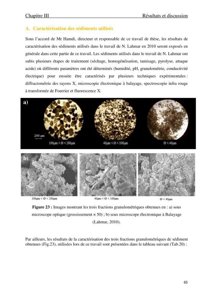 Comportement des éléments traces métallique dans une matrice sédimentaire par des études d\'extration séquentielle et par adsorption