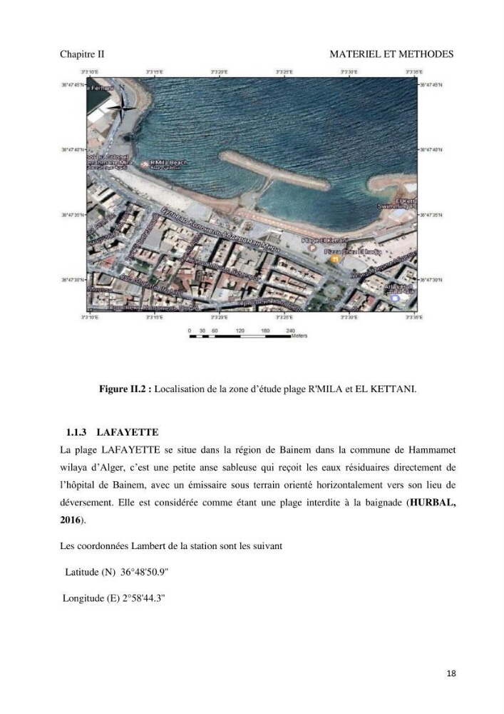 Suivi de la qualité microbiologique et physicochimique des eaux de baignade.