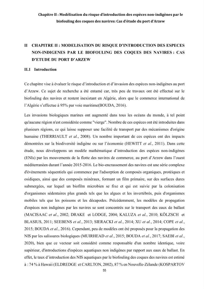 La biosalissure « biofouling » de la coque des navires, une menace pour la biodiversité du milieu marin