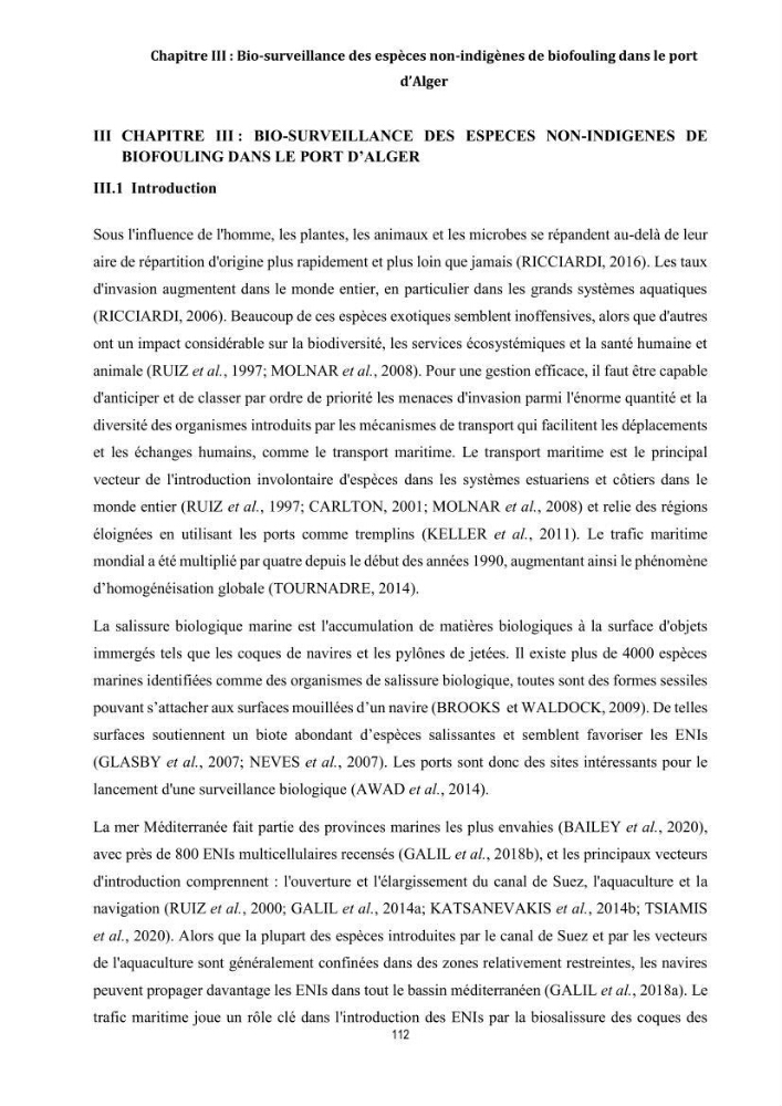 La biosalissure « biofouling » de la coque des navires, une menace pour la biodiversité du milieu marin