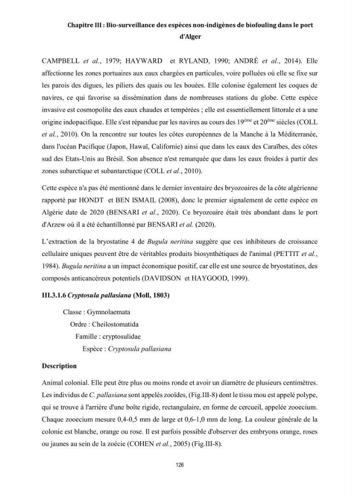 La biosalissure « biofouling » de la coque des navires, une menace pour la biodiversité du milieu marin