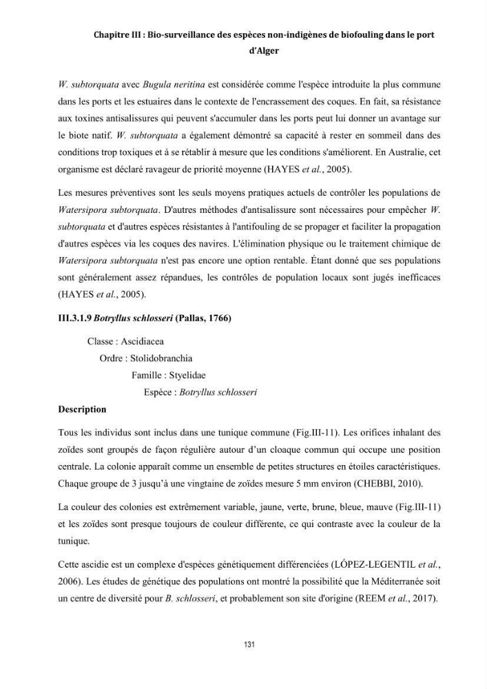 La biosalissure « biofouling » de la coque des navires, une menace pour la biodiversité du milieu marin