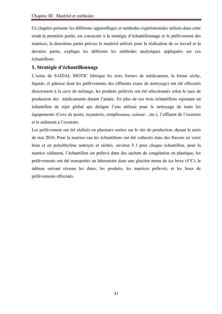 Evaluation du potentiel de pollution lié aux effluents pharmaceutiques en zone littorale