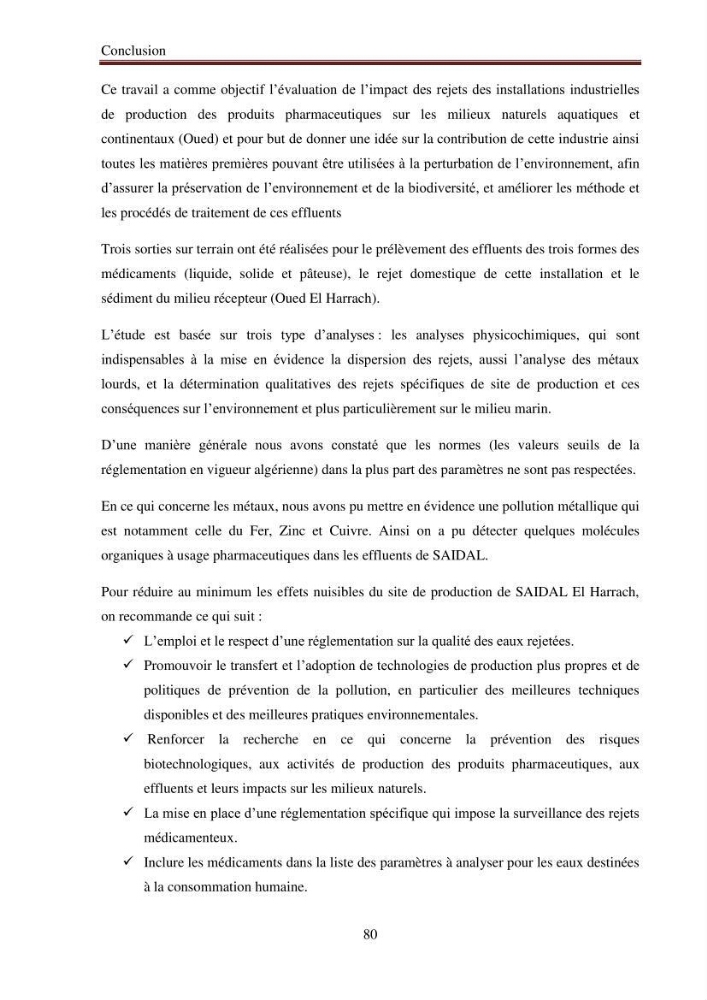 Evaluation du potentiel de pollution lié aux effluents pharmaceutiques en zone littorale