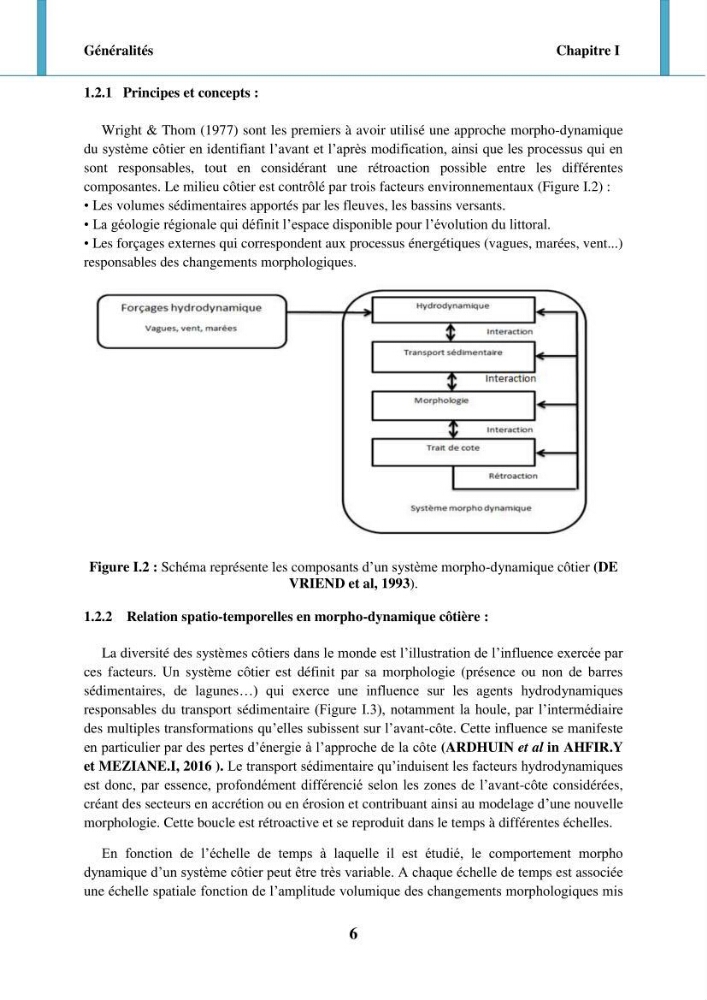 Impact des forçages météorologiques et anthropiques sur la dynamique morpho-sédimentaire du littoral Ouest Algérois